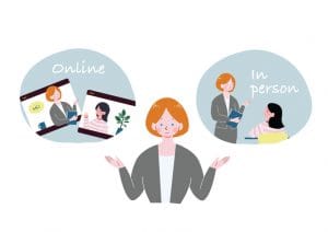 english teacher explaining class types